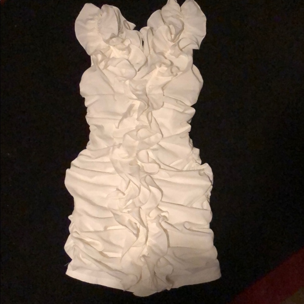 Small Ruffled Cocktail Dress - Picture 2 of 9